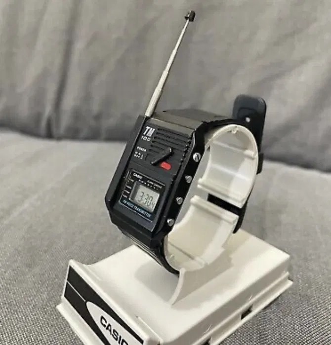 Vintage Casio tm-100 nadajnik zegarek japonia bardzo rzadki 1987 Gdynia
