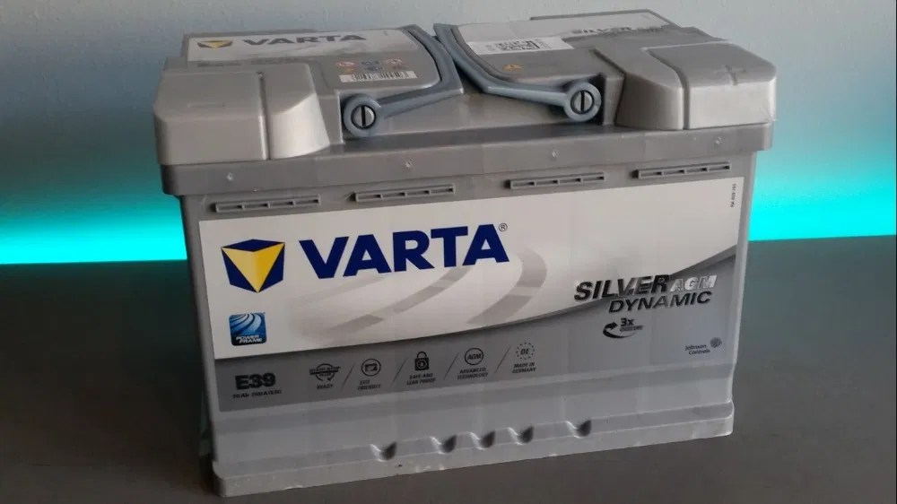 Akumulator Varta Silver E39 StartStop AGM 70Ah 760A Montaż Kodowanie