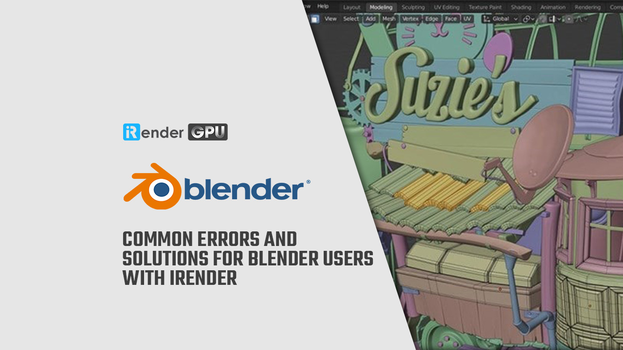 Common errors and solutions for Blender users with iRender iRender