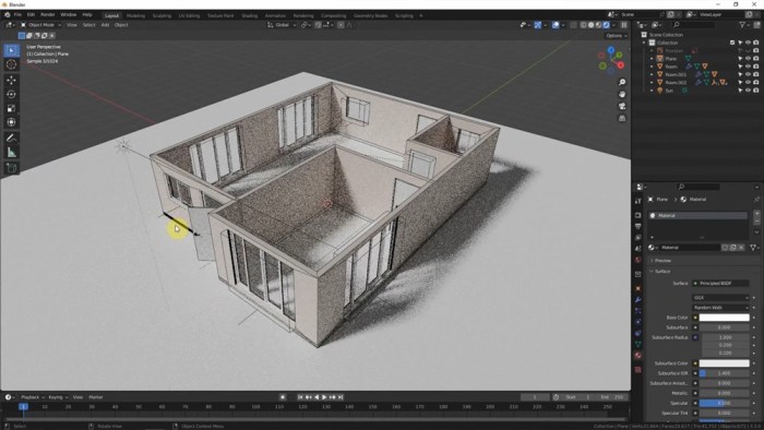 Using Blender Free Addon for making Architecture 3D Modeling | Blender ...