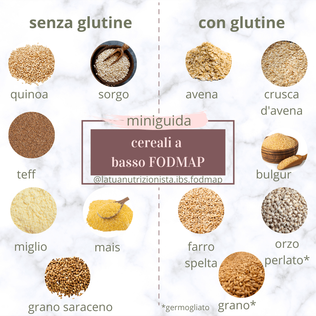 9 farine a basso contenuto di FODMAP Irene Cantarelli
