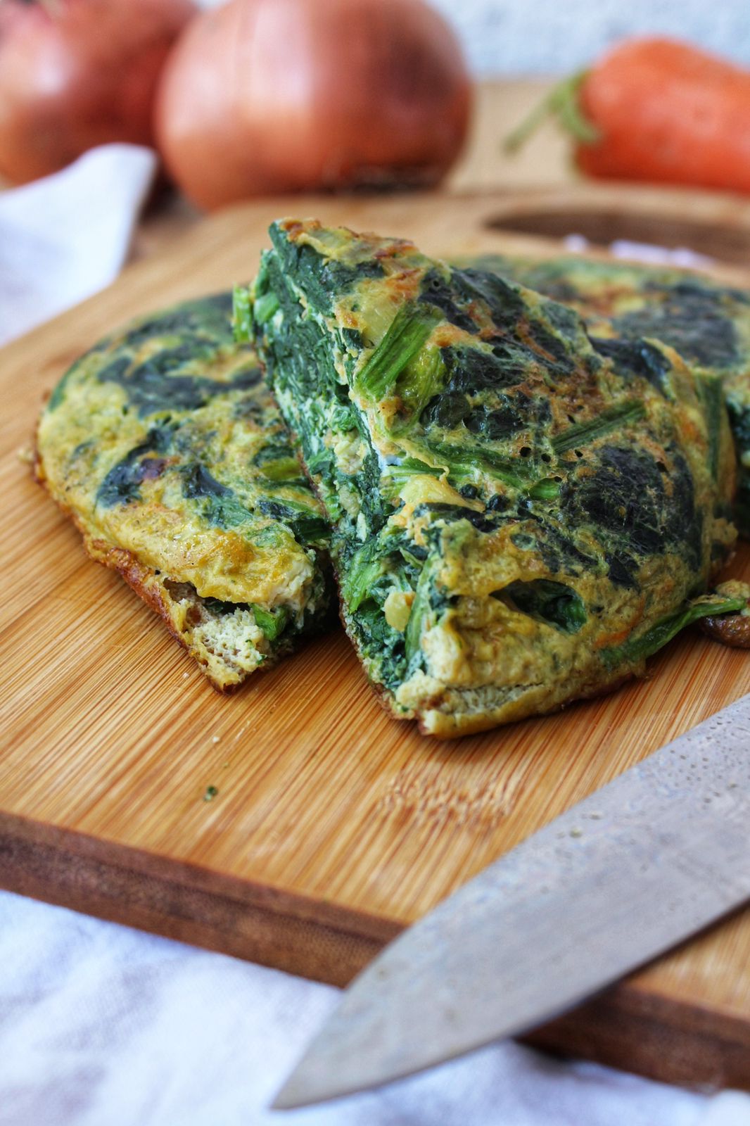 Tortilla de espinacas Irene Mercadal