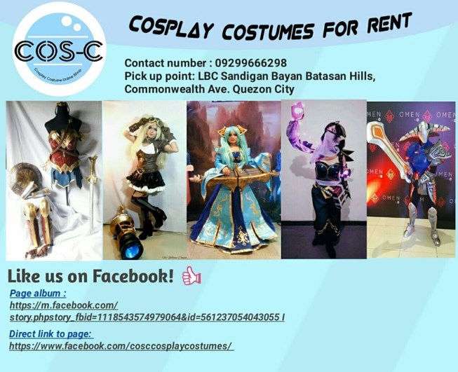 Costume Rentals for all occasions in the Philippines iRent mo