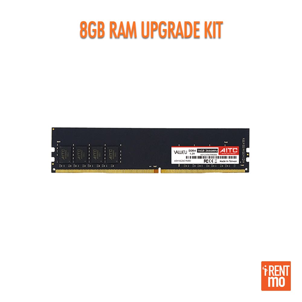 8GB RAM Upgrade DDR4 AITC/Skihotar/Any Brand (Addon) iRentMo