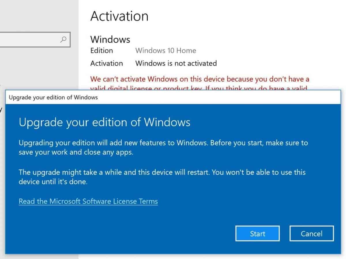 Activating Windows 10 Pro and Linking Your Microsoft Account Buy