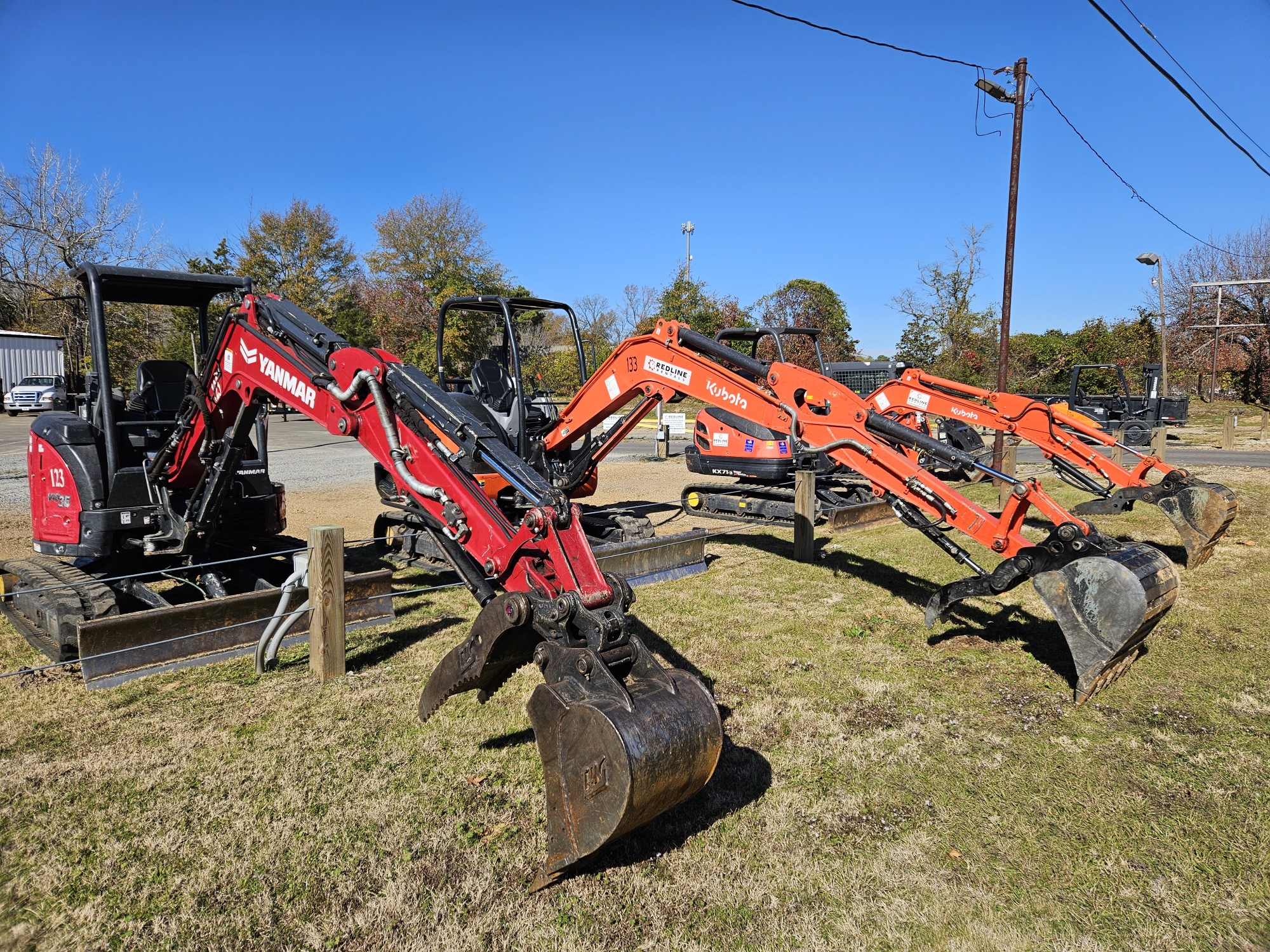 Mini vs. Standard Size Excavators Redline Rentals of LA
