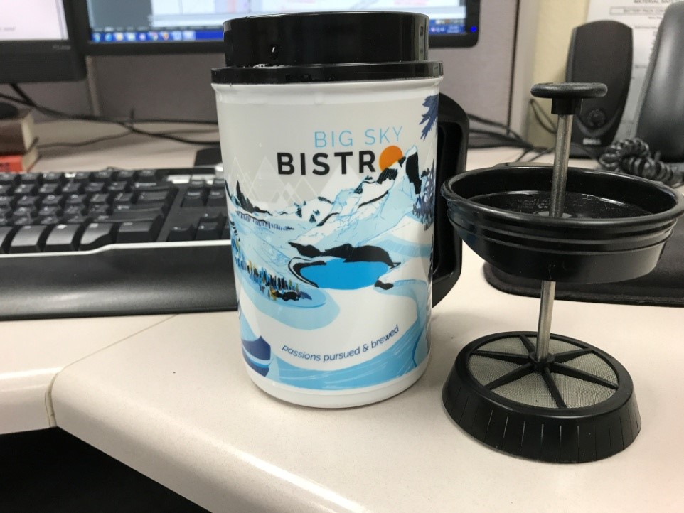 Big Sky Bistro Coffee Press by Design review