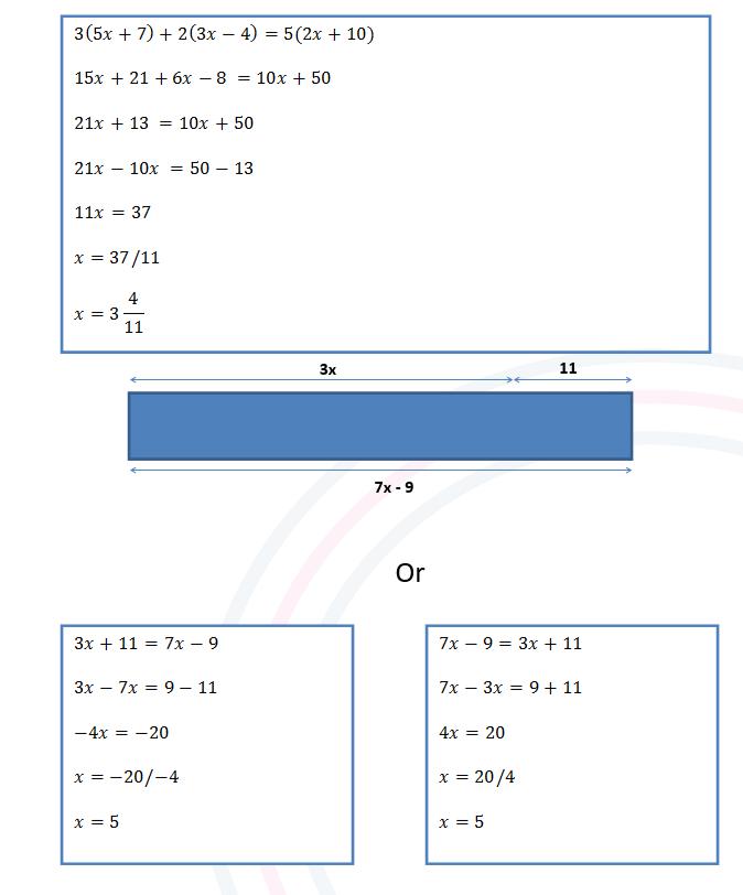 GCSE Algebra 1 eNotes Solving Linear Equations, Word Problems Notes