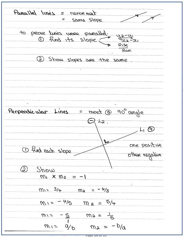 GCSE Geometry 1 Distance Formula, Midpoint Formula, Slope of a Line