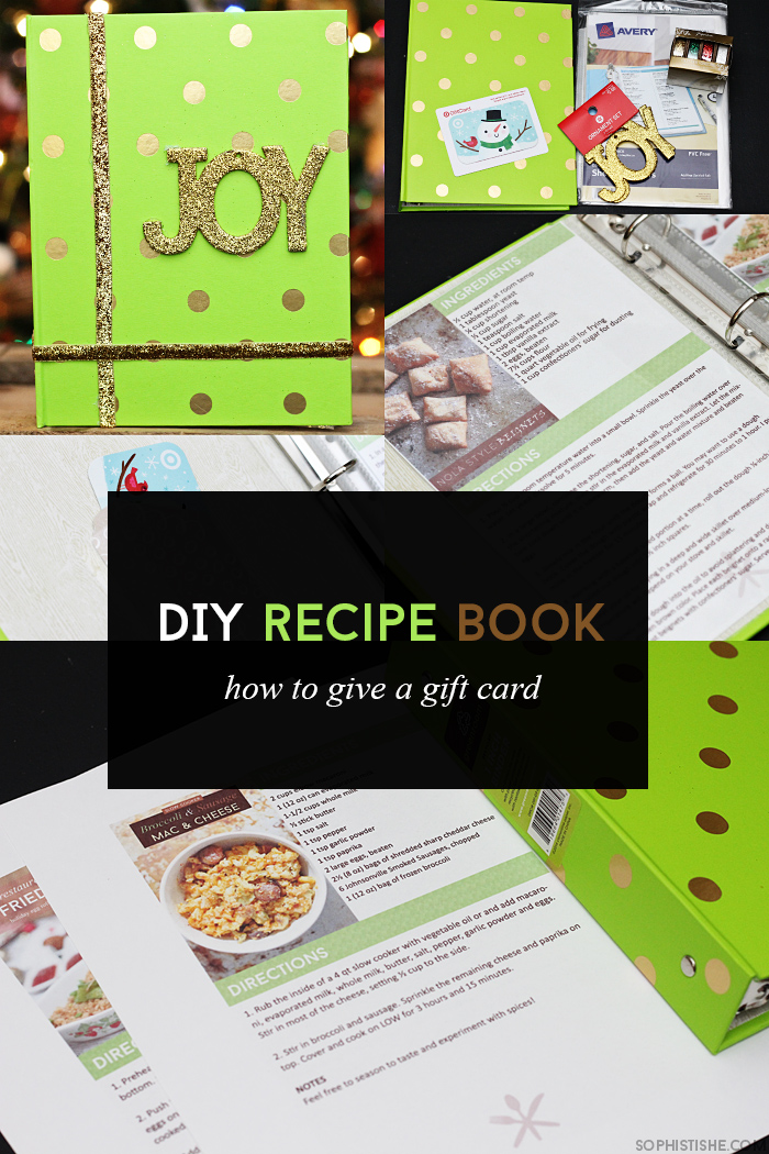 Gifting A Gift Card Inside Of A DIY Recipe Book · Arts & Crafts