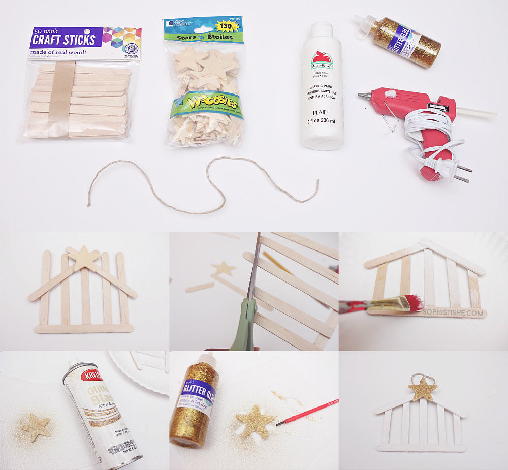 Craft Stick Nativity Ornament · Arts & Crafts, Christmas