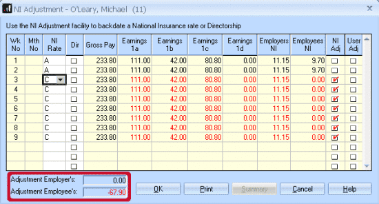 Changing an employees NI rate - Business / Bureau | Knowledge Base