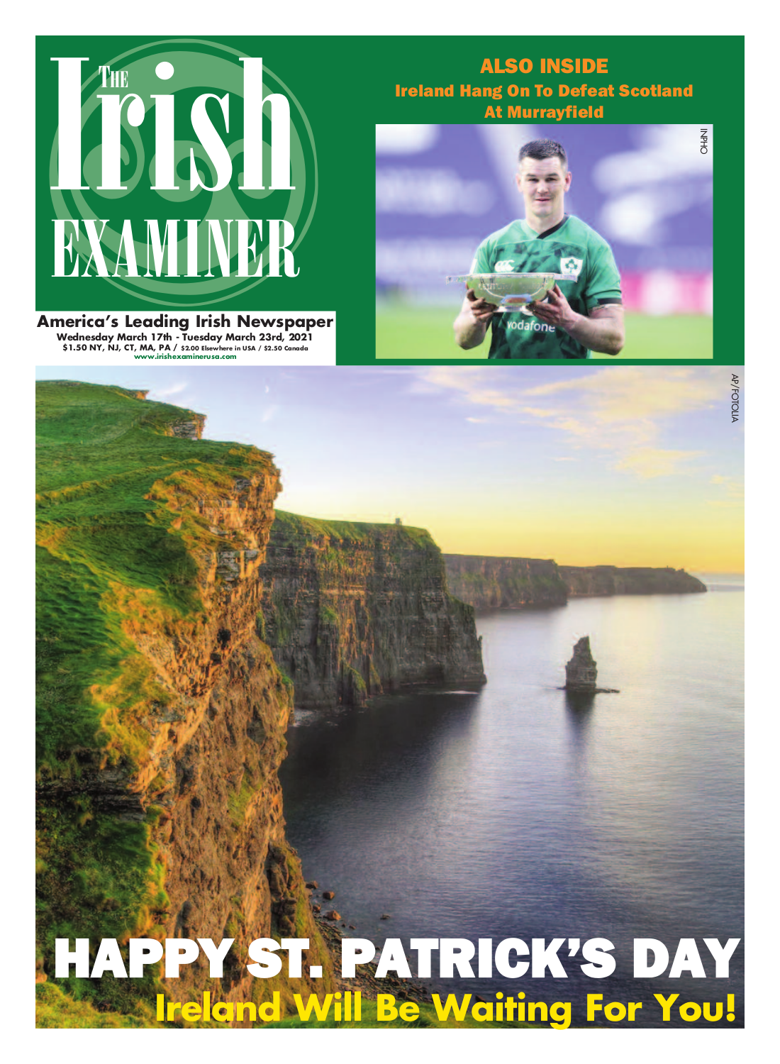 Irish Examiner USA ePaper Archive 2021 Irish Examiner USA