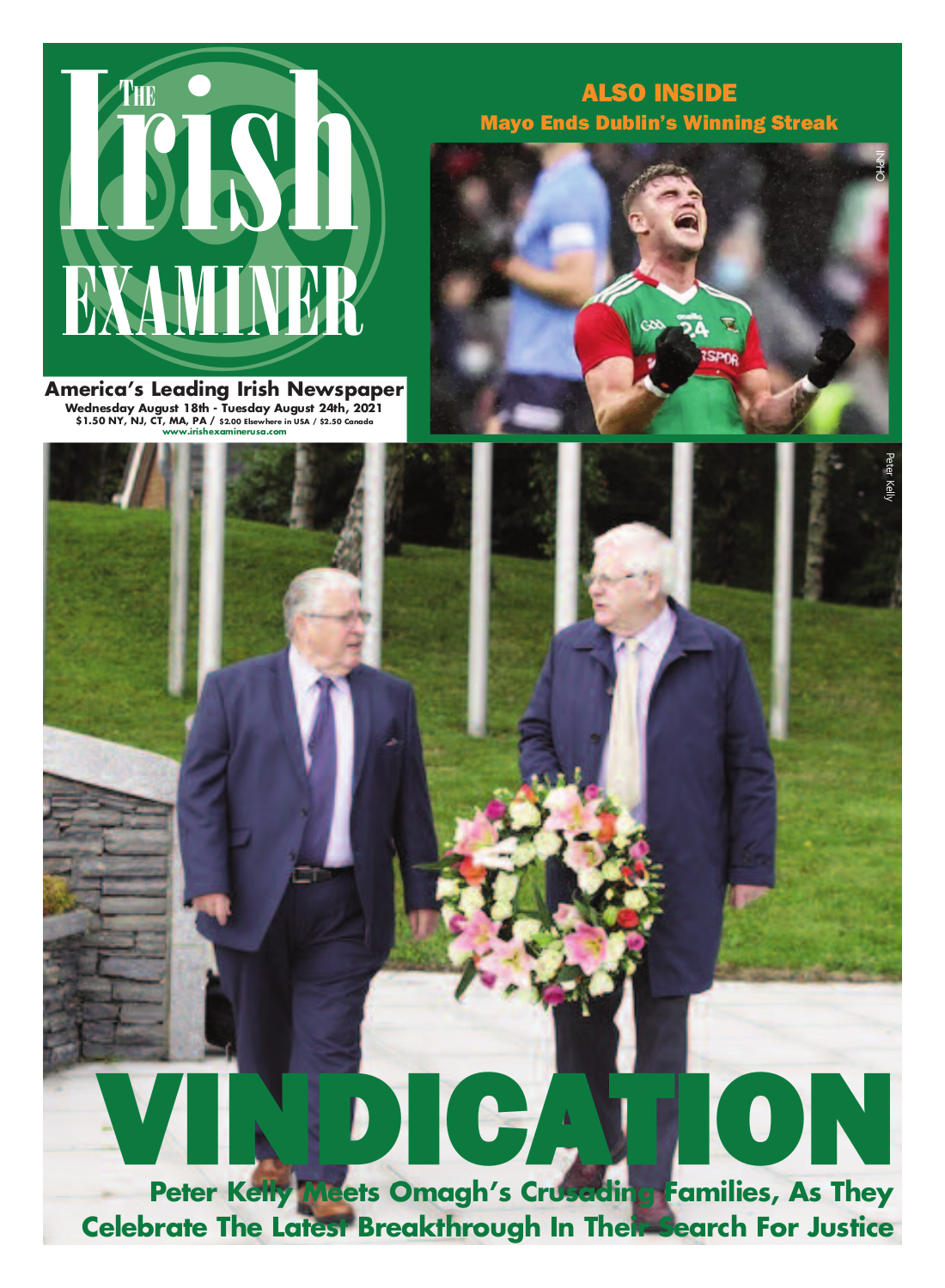Irish Examiner USA ePaper Archive 2021 Irish Examiner USA