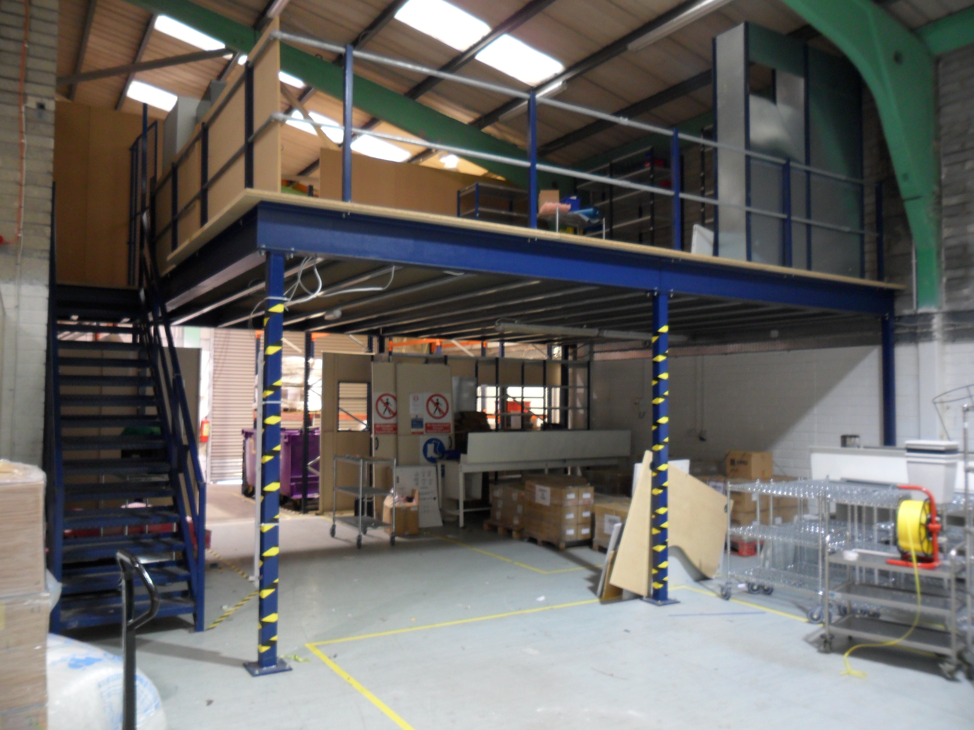 Mezzanine Floors, Partitions and Ceilings Racking and Shelving Ireland