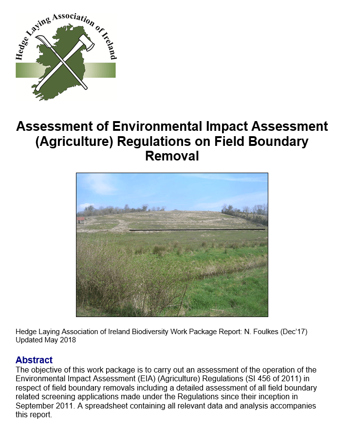 Assessment of Environmental Impact Assessment (Agriculture) Regulations