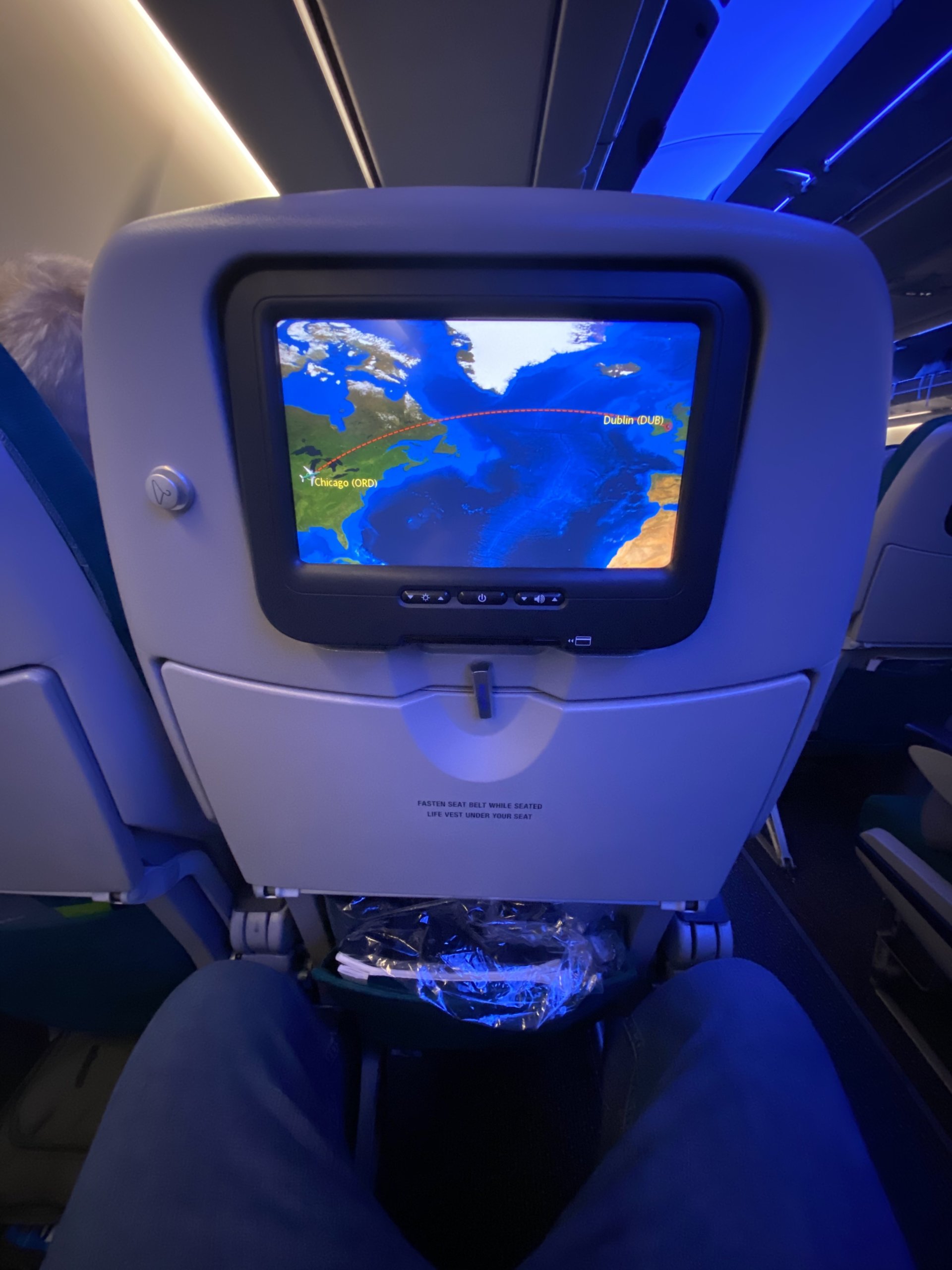 Ireland Flight Review Aer Lingus Chicago to Dublin