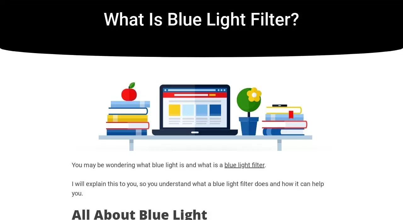 What Is Blue Light Filter? IrisTech