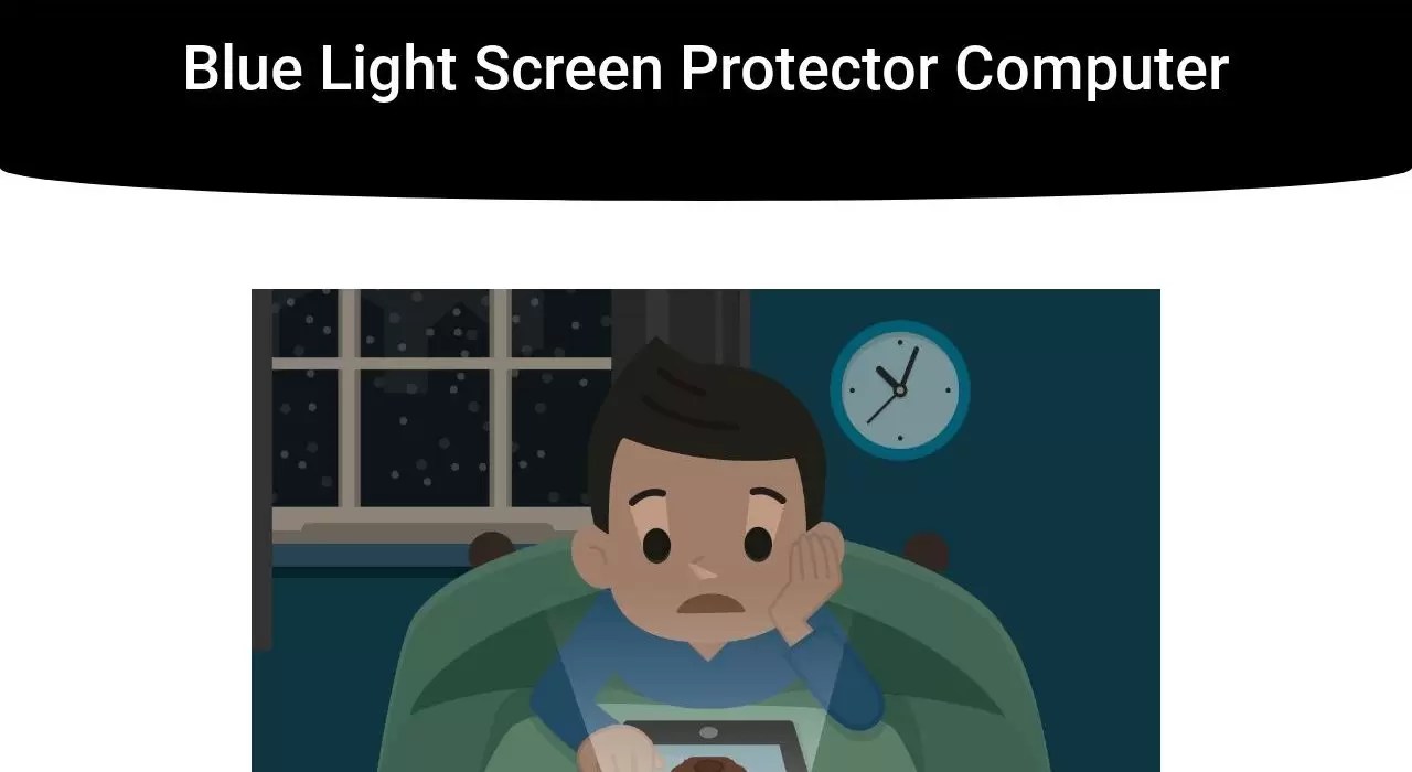 Blue Light Screen Protector Computer IrisTech