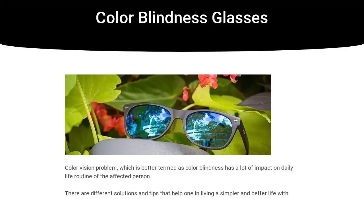 Color Blindness Glasses IrisTech