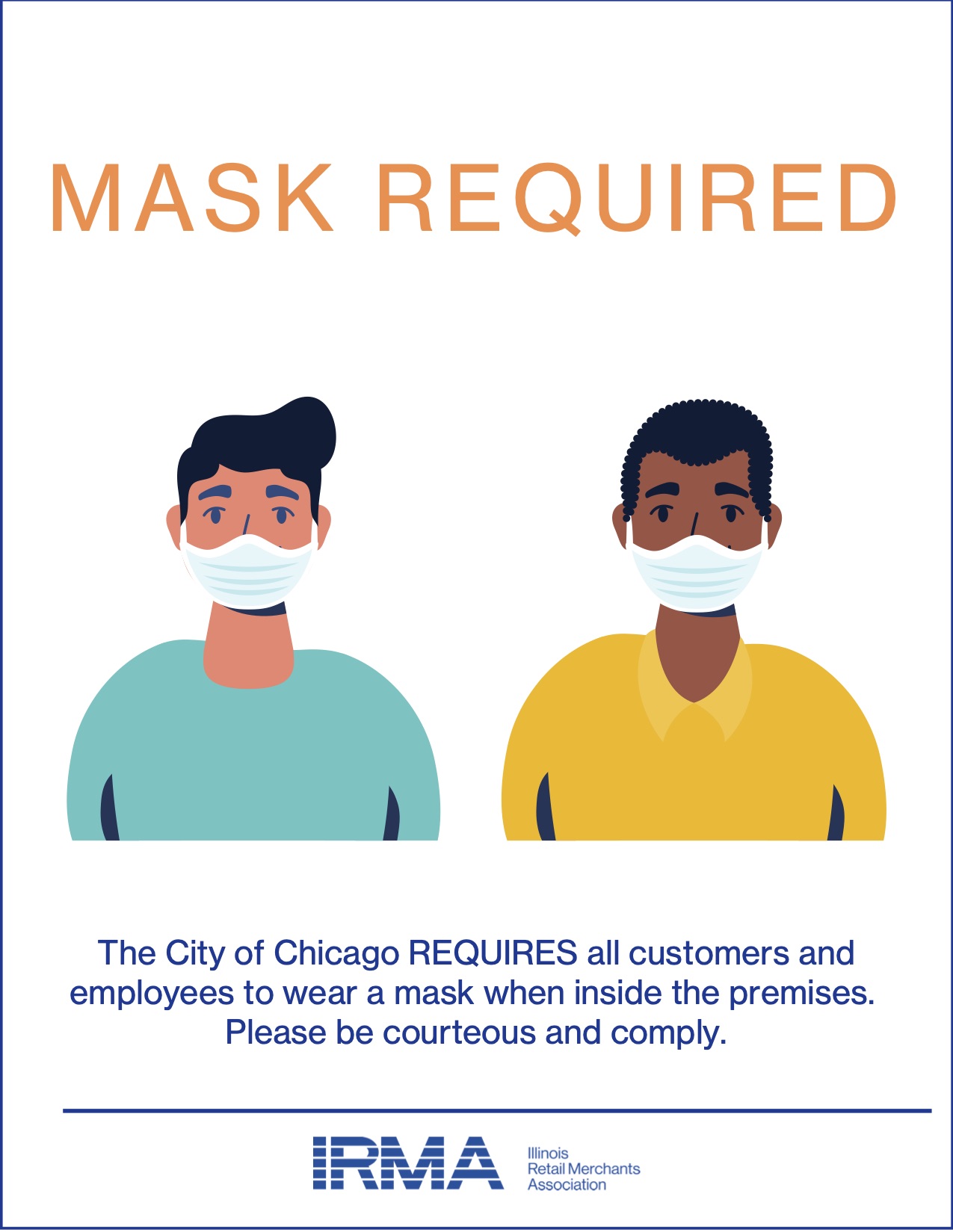 Face Coverings and Masks Illinois Retail Merchants Association