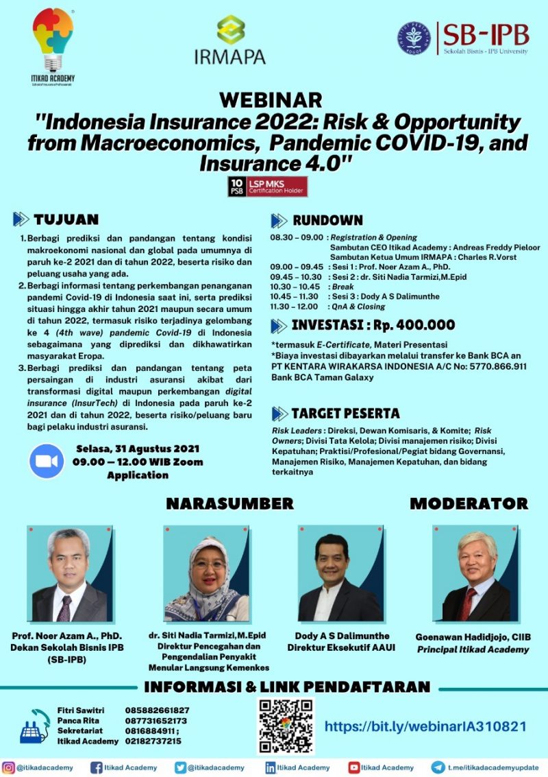 Webinar “Indonesia Insurance 2022 Risk & Opportunity from