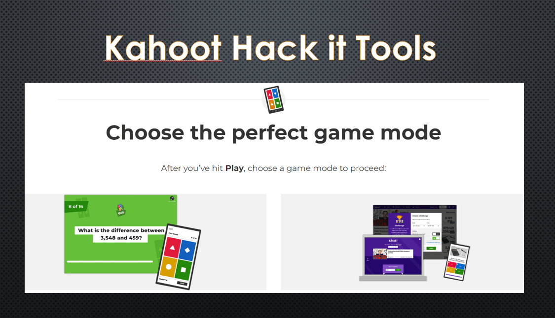 10 Ways to Use Kahoot it Hack Tool