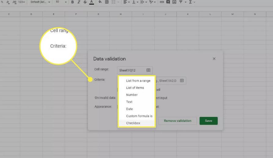 How to Create a Google Sheets DropDown List