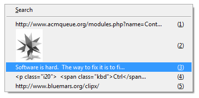 ClipX – Reinventing the Clipboard | iRobo