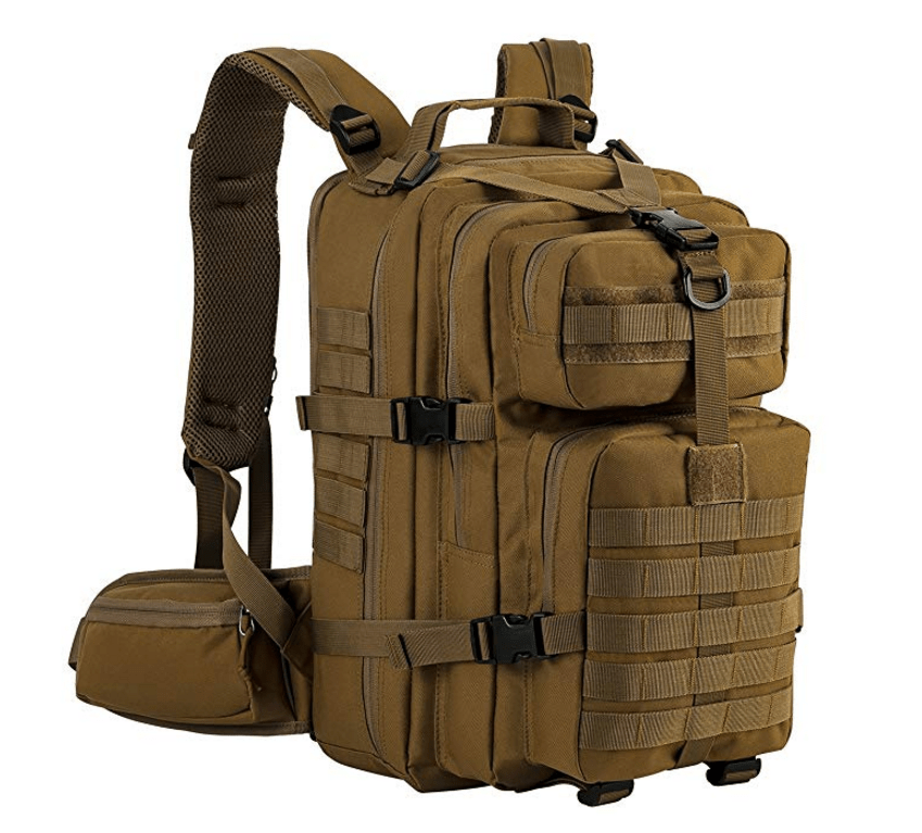 Tactical BackpackTan Rock Rain Sports