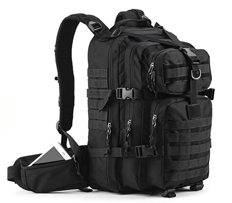 Tactical BackpackBLACK Rock Rain Sports
