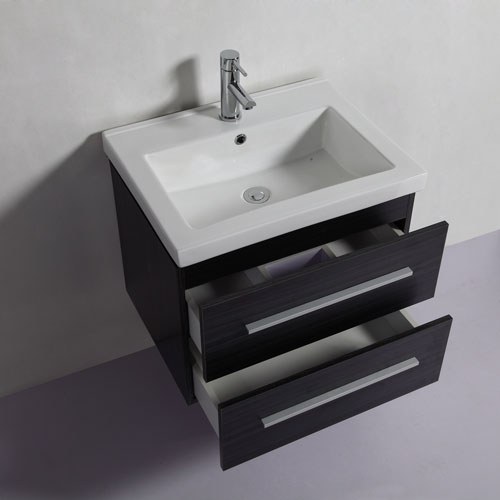 Melamine Faced Floating Vanity Unit 750mm Wall Hung Iroga Vanities