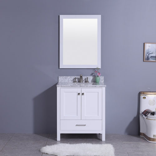 Canadian Style Bathroom Vanity Set Matt White Iroga Vanities