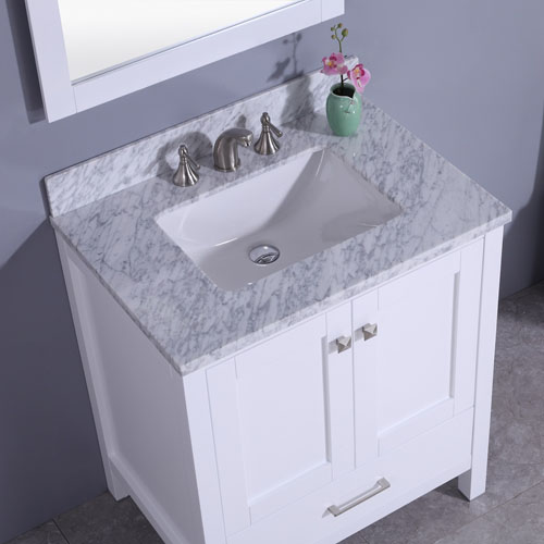 Canadian Style Bathroom Vanity Set Matt White Iroga Vanities
