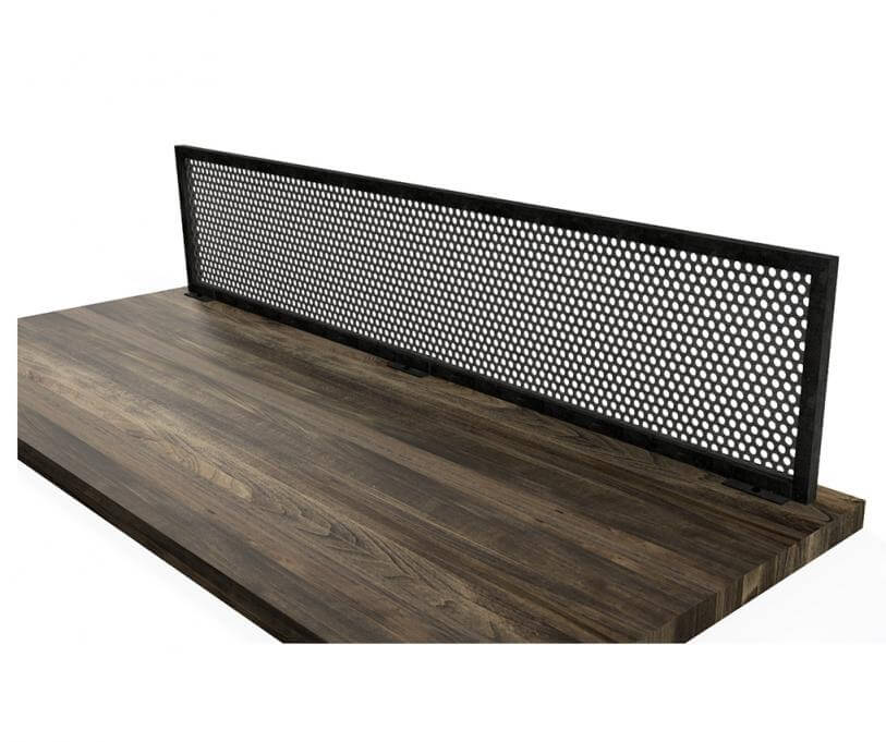 SINGLE DESKTOP DIVIDER SCREEN OPTIONS Iron Age Office