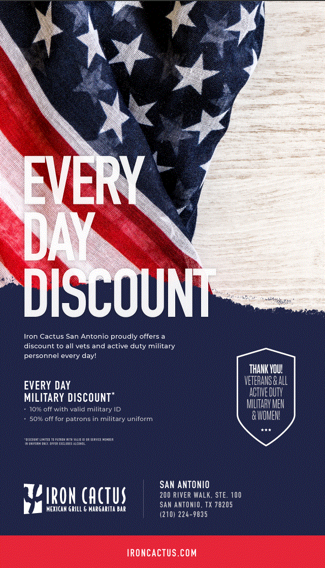 San Antonio Riverwalk Happy Hour Specials Iron Cactus