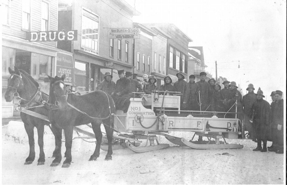 Iron Rive Fire Department 1910 Iron County Historical Museum