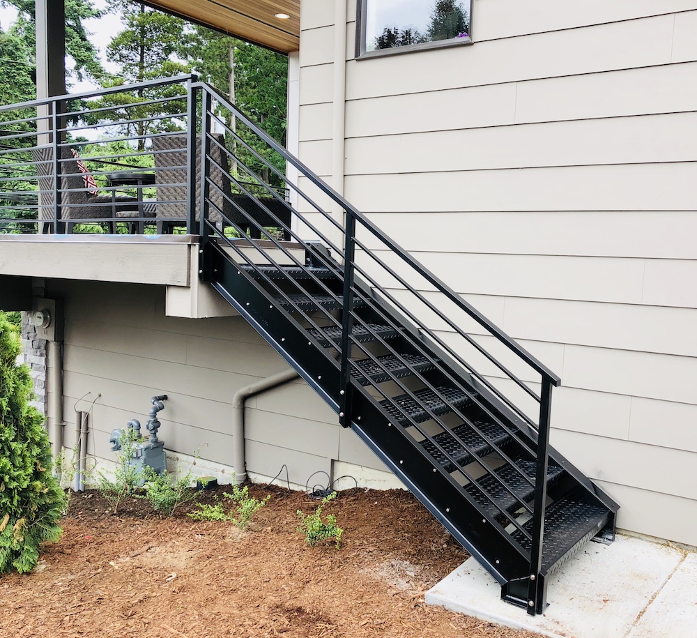 Iron Staircase Structure Custom iRon works