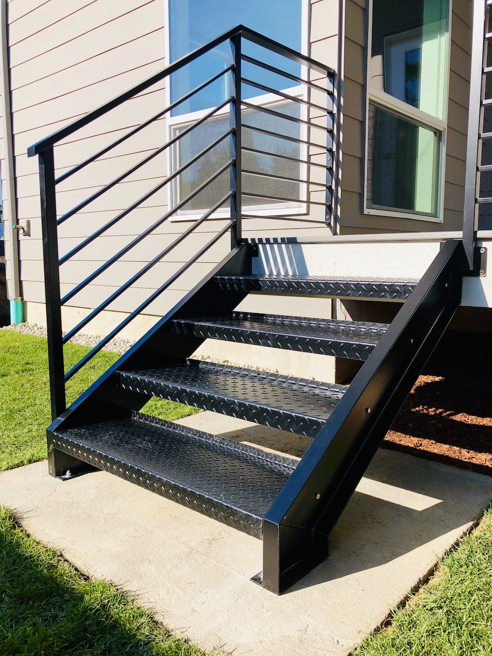 Iron Staircase Structure Custom iRon works