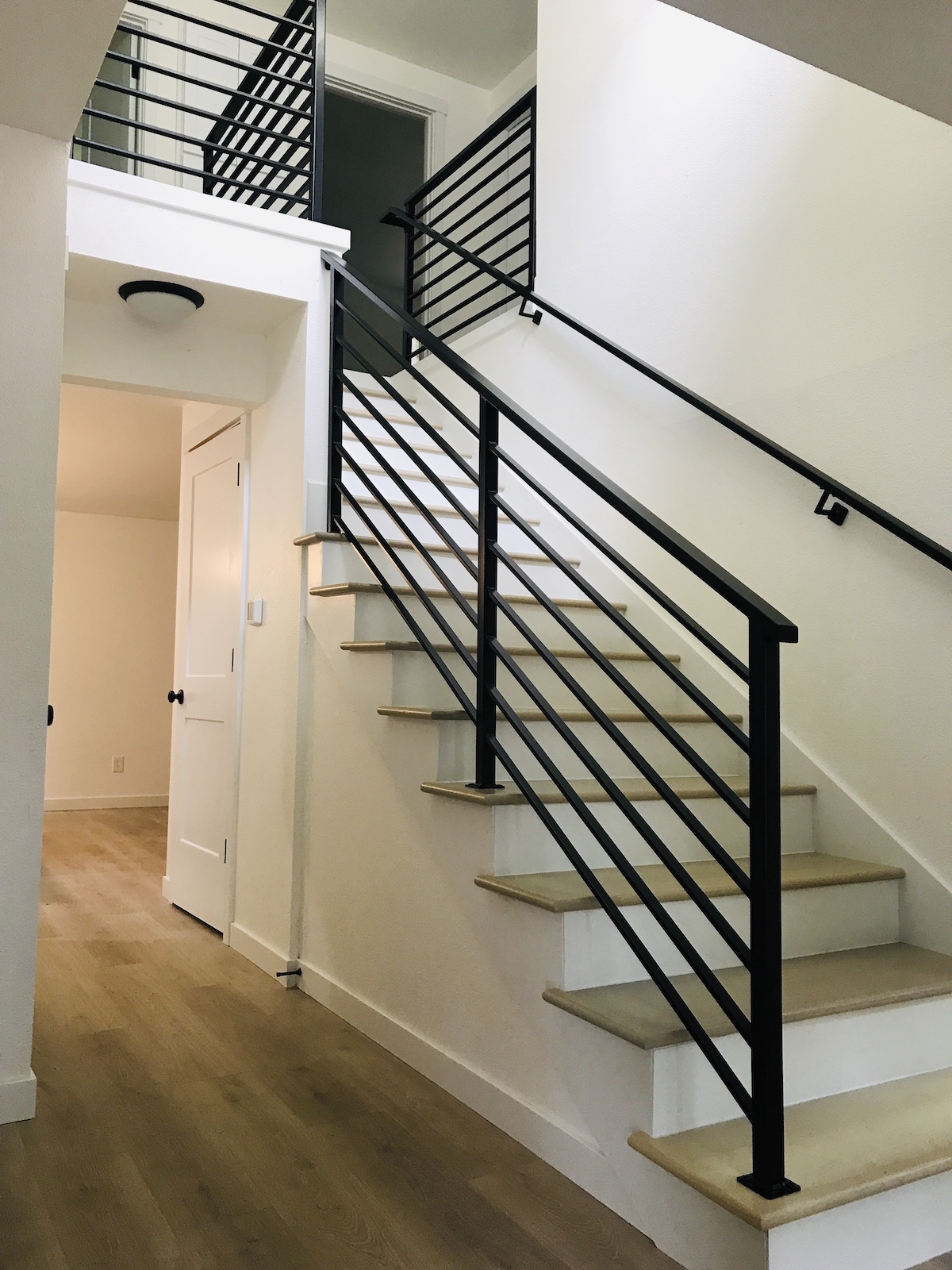 Floating stairs Custom iRon works