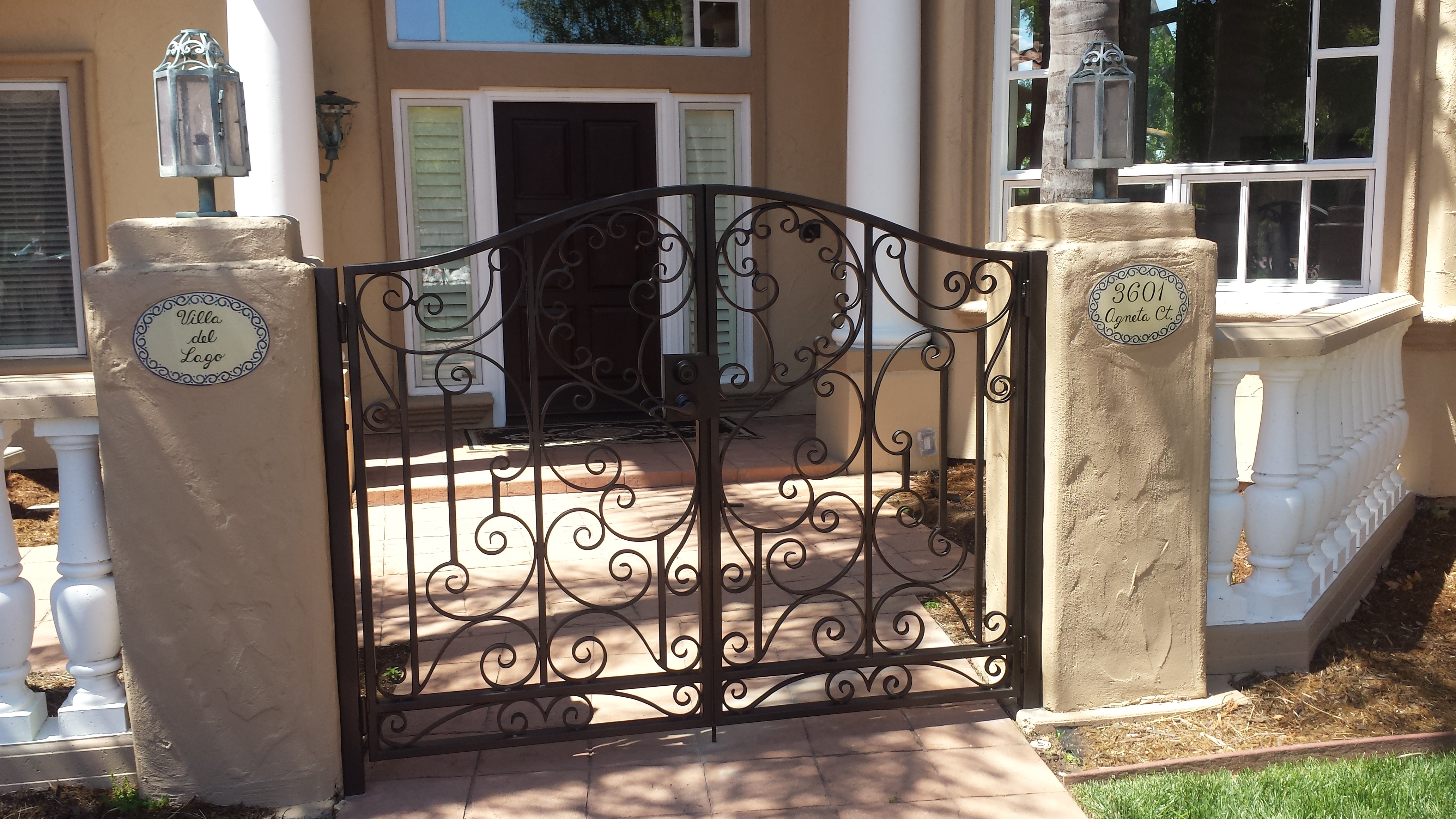 Courtyard Gates Granite Bay CA, Entry Gates Stockton CA