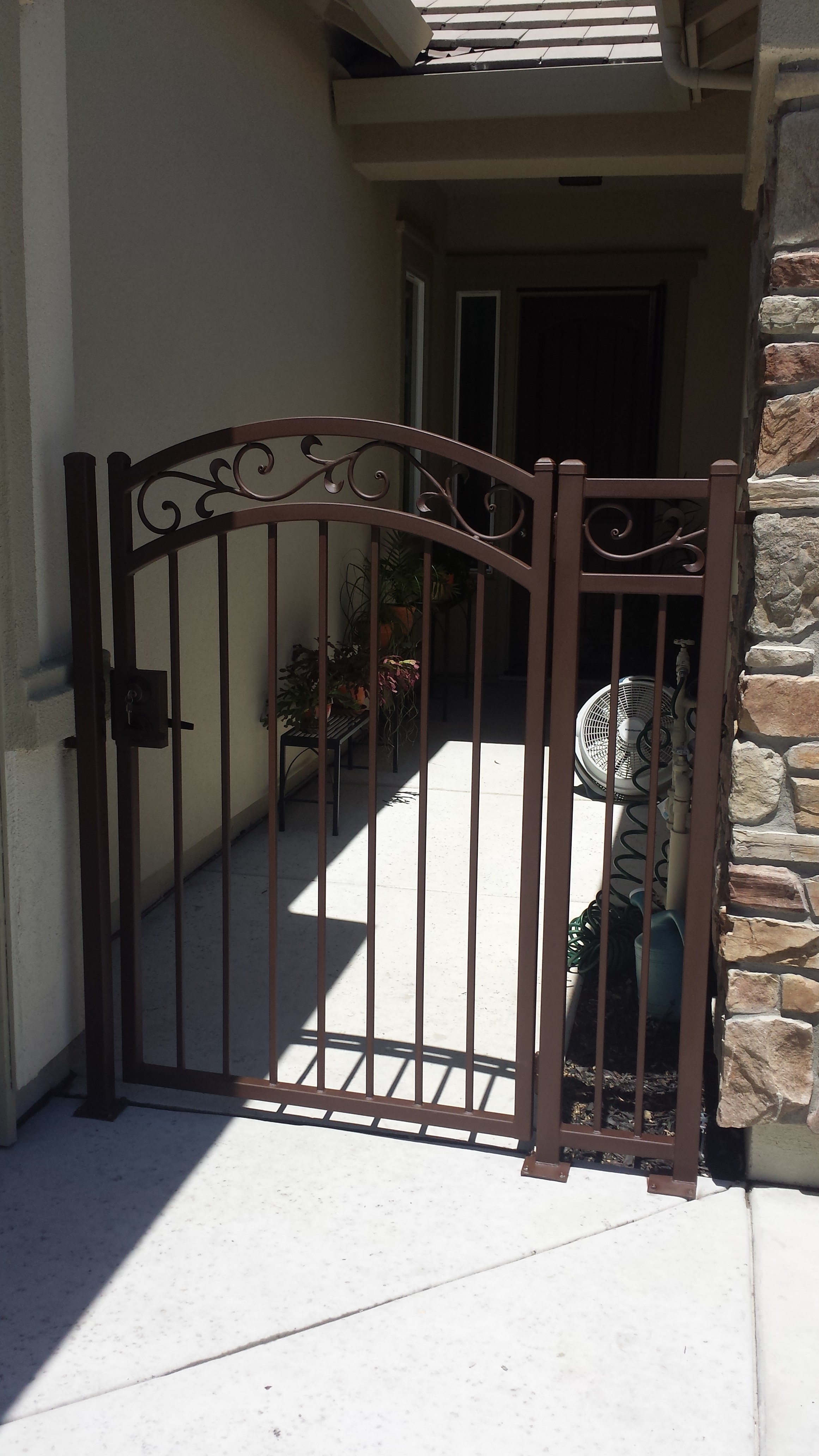 Courtyard Gates Granite Bay CA, Entry Gates Stockton CA