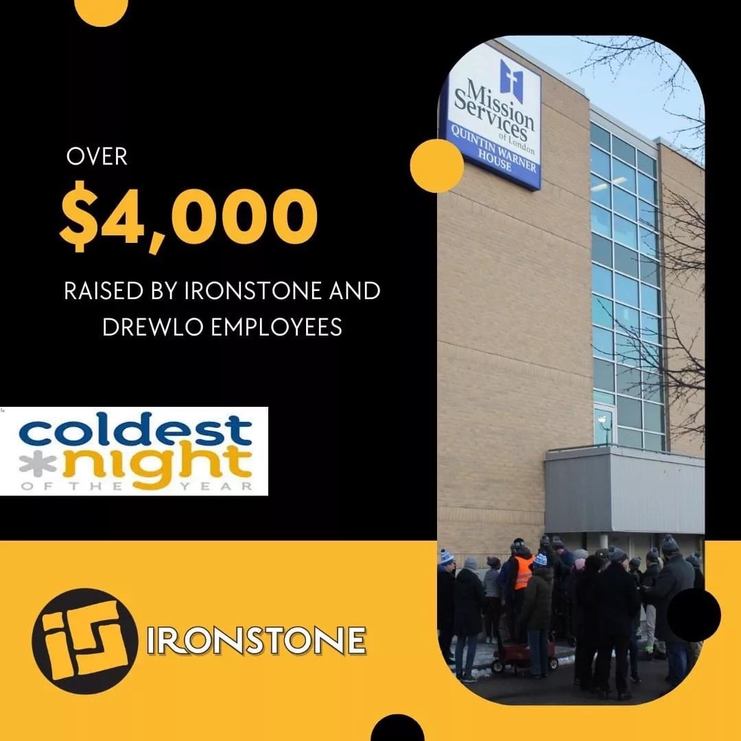 Coldest Night of the Year Fundraiser Ironstone Building Company