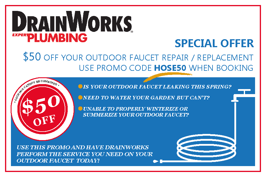 Plumbing Coupons & Promotions DrainWorks Plumbing Services Toronto
