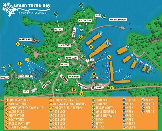 Turtle Island Bay Map