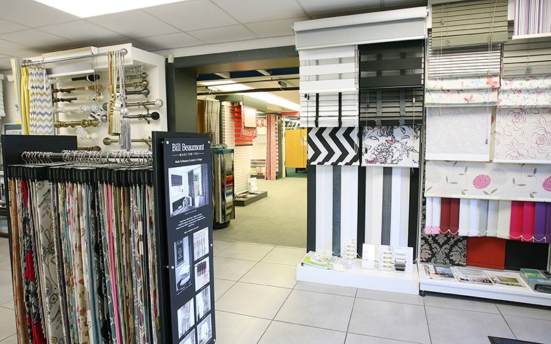 Curtains and blinds showroom in Lisburn