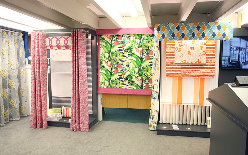 Curtains and blinds showroom in Lisburn