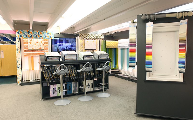Curtains and blinds showroom in Lisburn