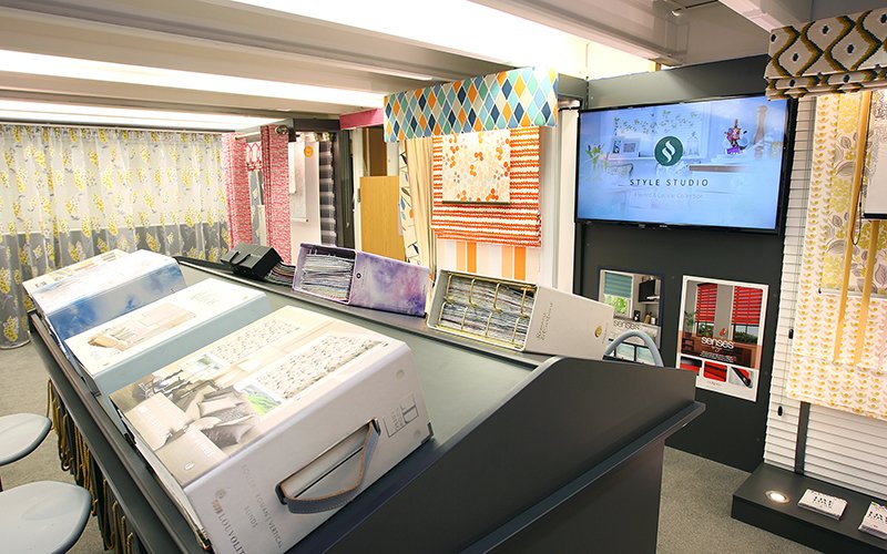 Curtains and blinds showroom in Lisburn