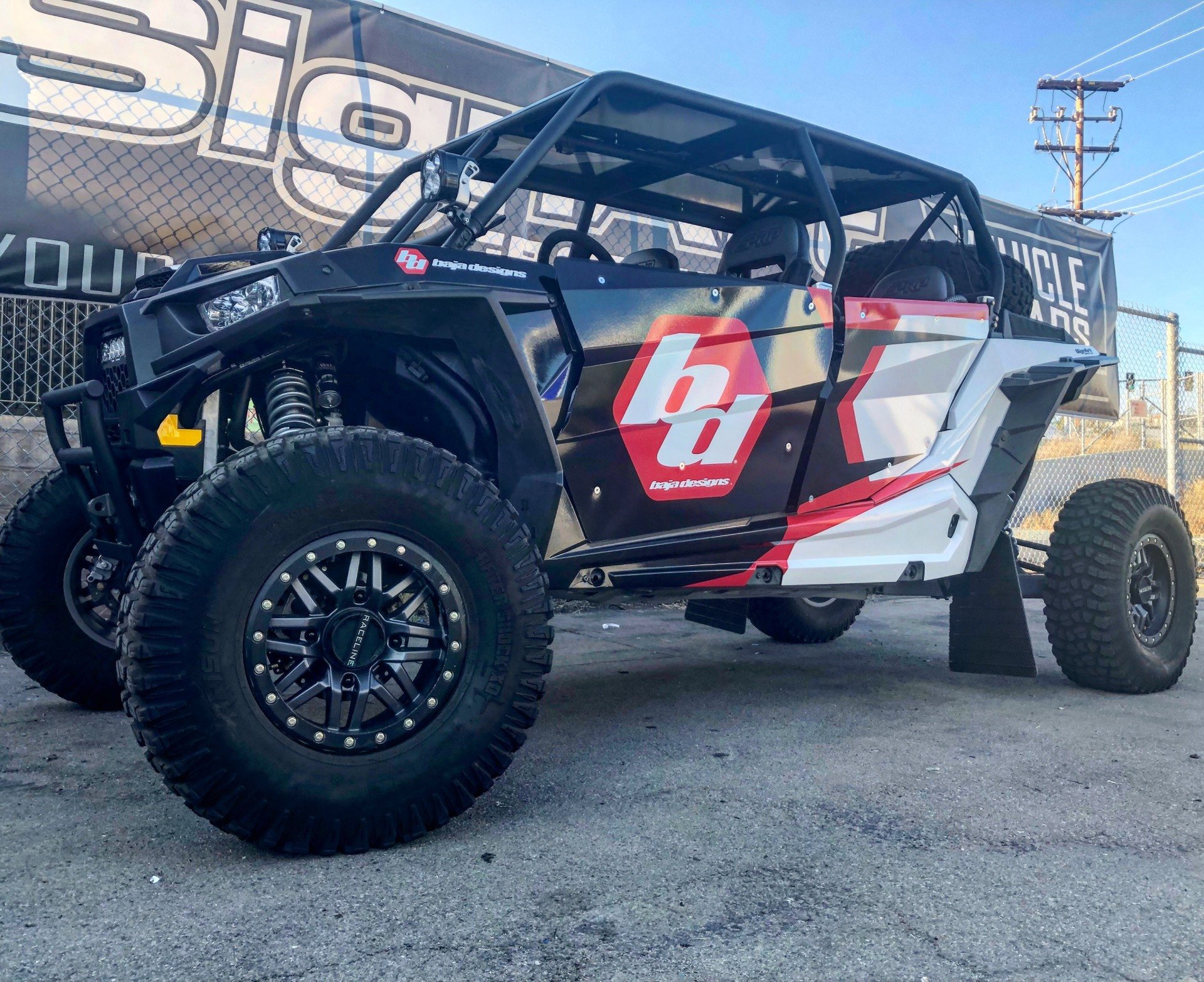 Baja Designs SxS Wrap Gallery Sign Art Graphix Vista, CA